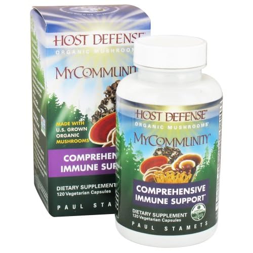 Fungi Perfecti Host Defense My Community , 120 Vegetarian Capsules image